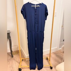 a.n.a Classic Blue Jumpsuit